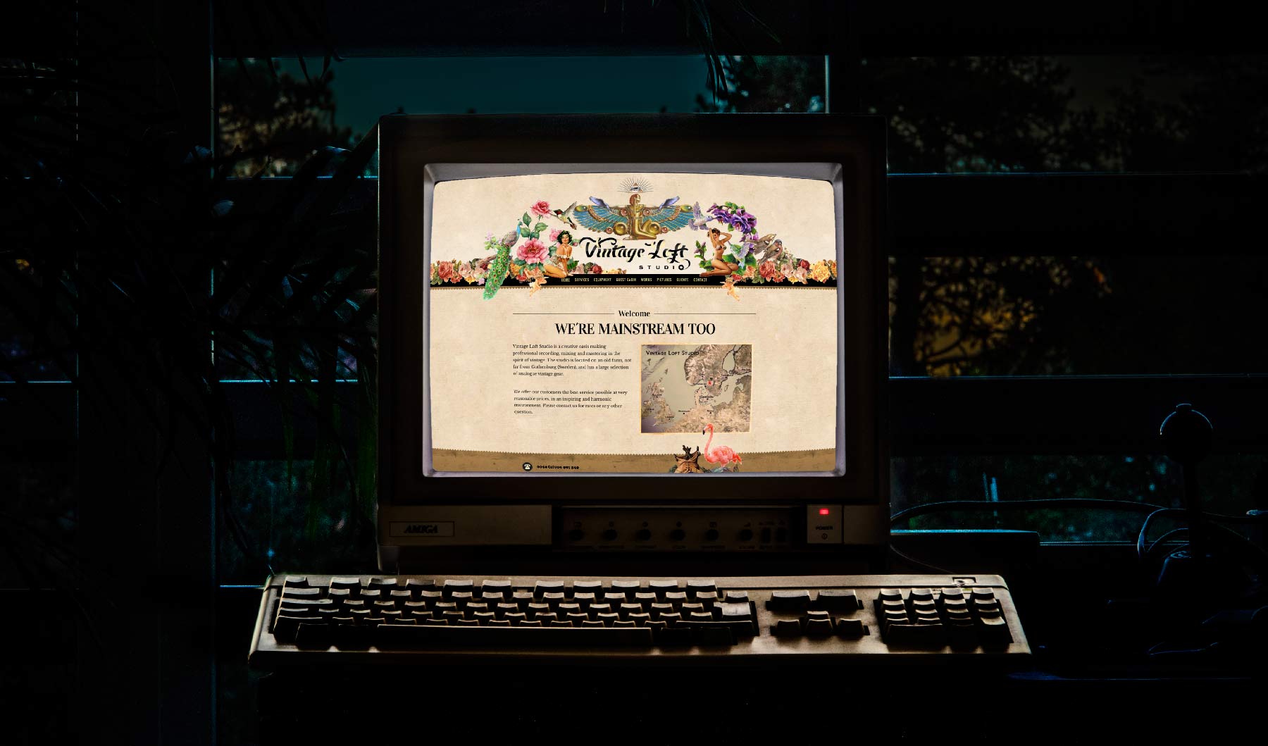 Vintage Loft Studio Website